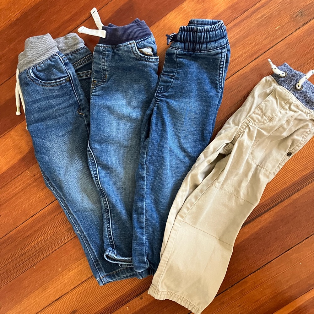 Lot of Boys Size 2T Pants Carters and Cat & Jack